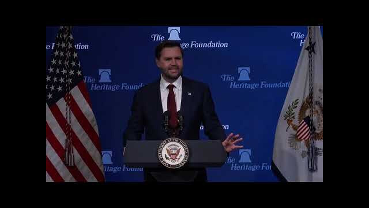 VP Vance Explains How To Save Western Civilization - Live Not by Lies Premiere Hosted by Heritage