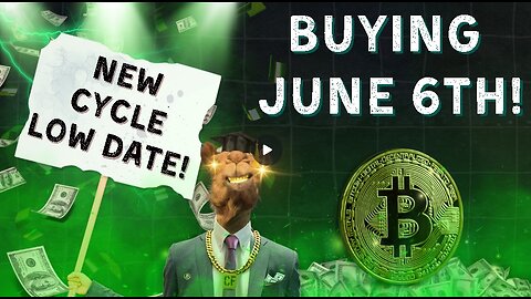 New Cycle Low Target: JUNE 6TH