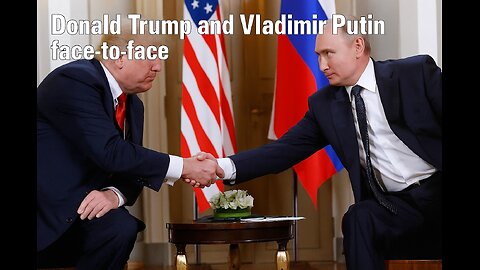 Donald Trump and Vladimir Putin face-to-face