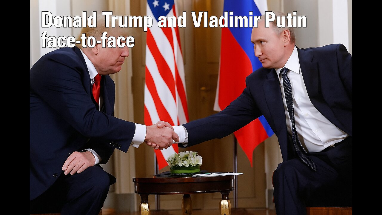 Donald Trump and Vladimir Putin face-to-face