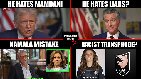 Trump Blasts Mamdani, Newsom's Lie Flip-Flop, Clooney Slams Kamala Harris, Angel City FC Drama