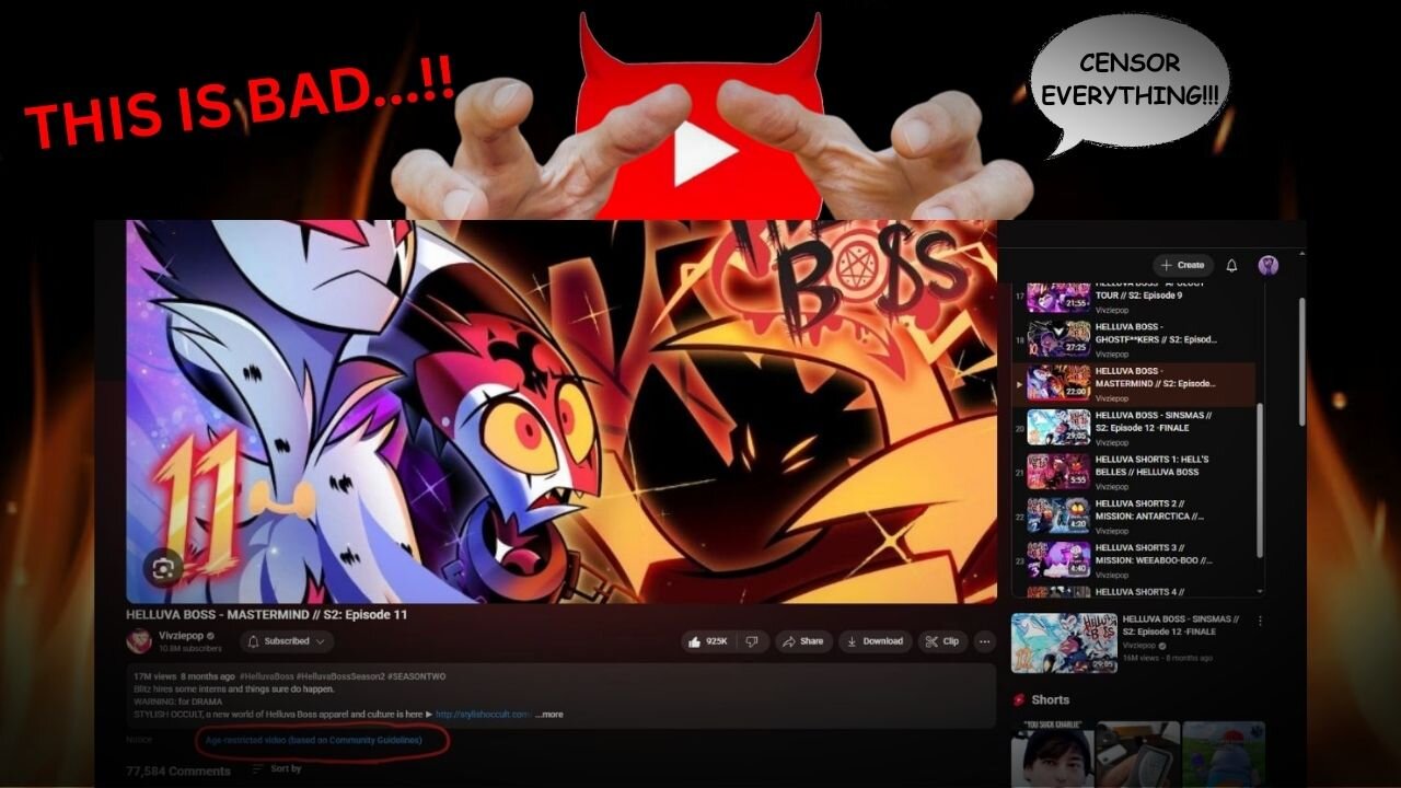 YouTube Is Now Trying To Cancel Vivziepop...