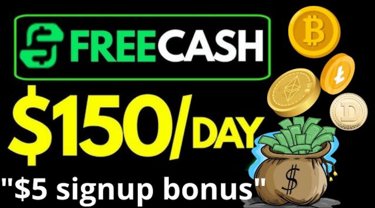 $5 Signup Bonus 🤑 Cash out in $ or Crypto 😎 No Investment