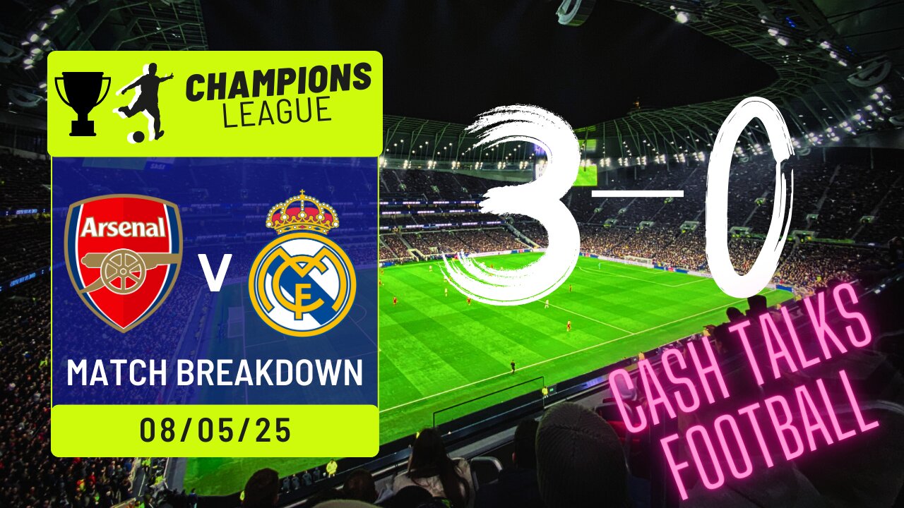 Bend It Like Rice Baby! Arsenal 3-0 Real Madrid | UEFA Champions League Highlights