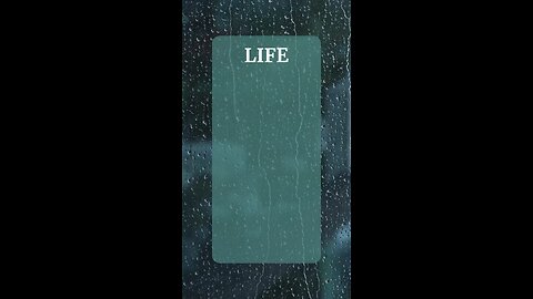 Life is like a rain