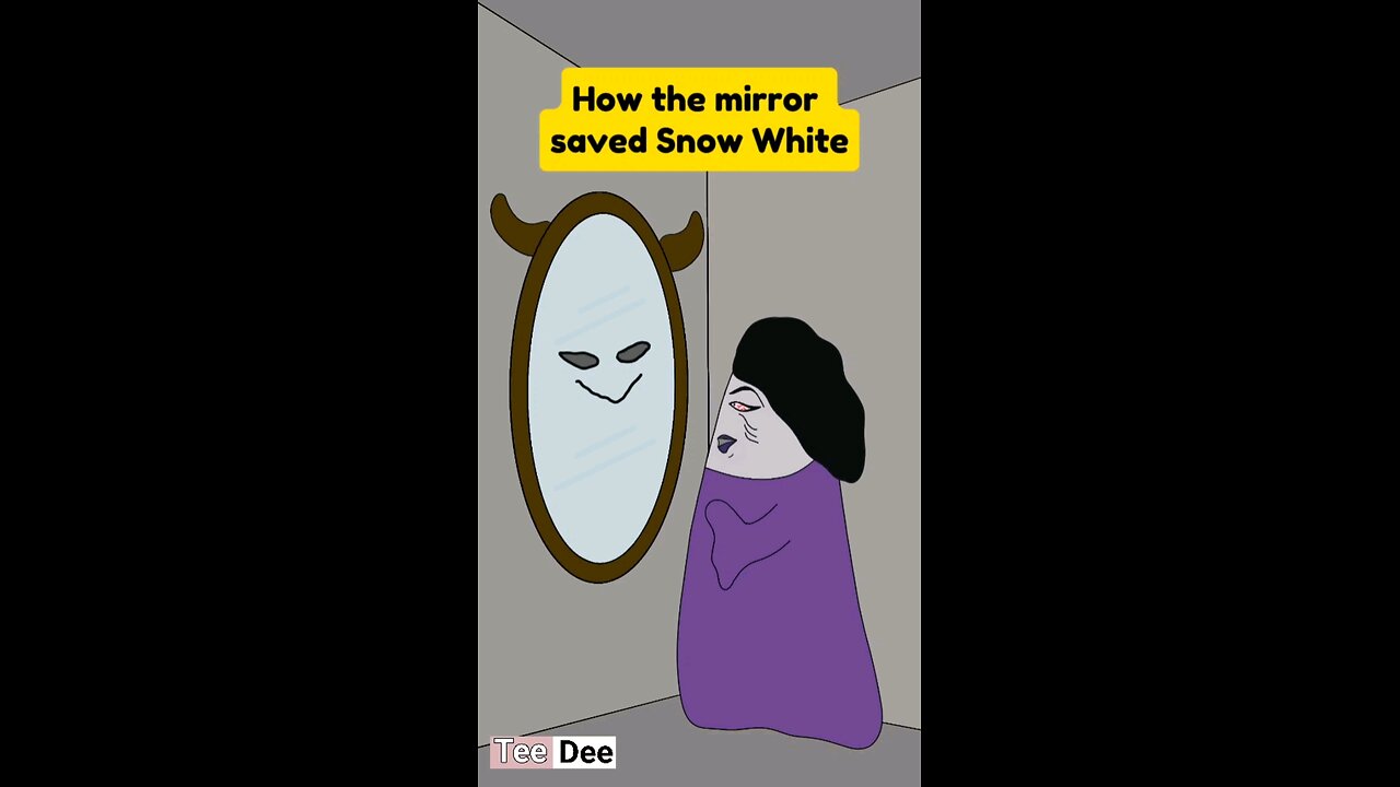 "How the mirror saved Snow White." (Funny Animation)🤔ðŸ¤