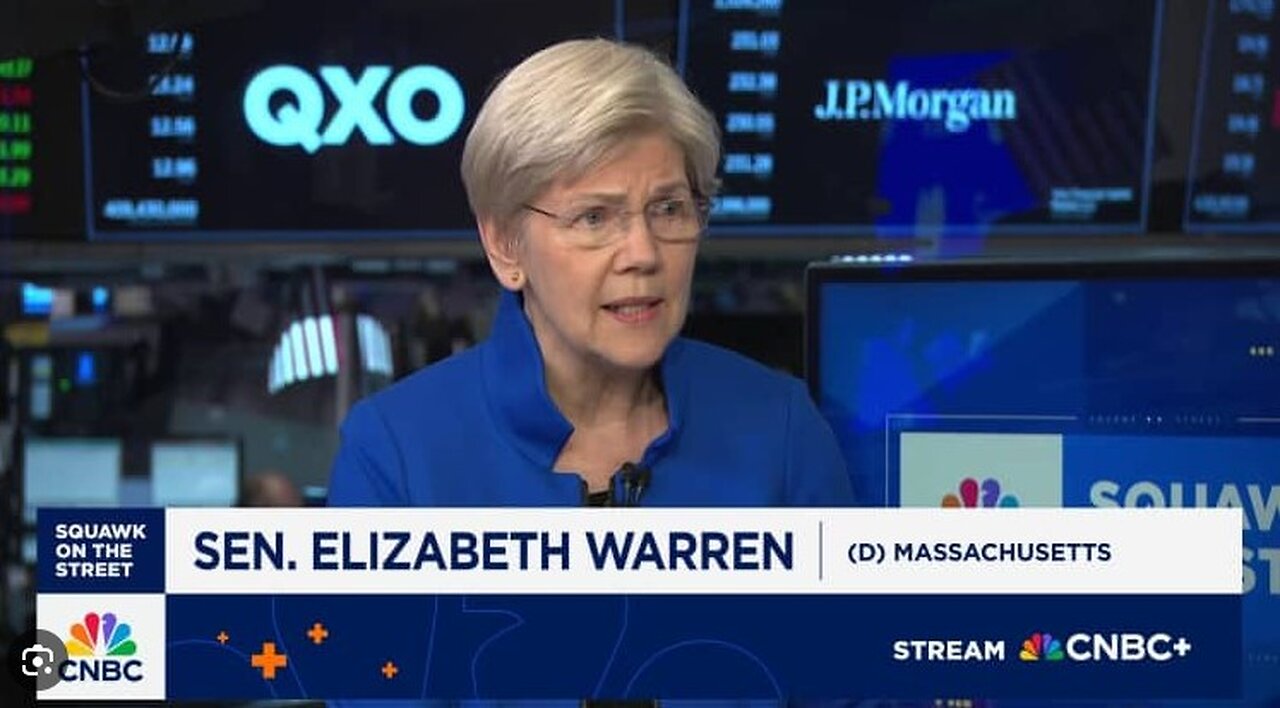 Sen. Warren Warns of Market Crash If Powell Fired From Fed