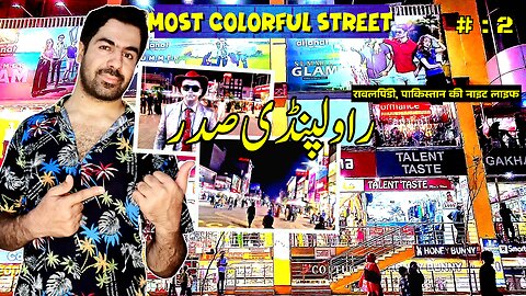 Rawalpindi Saddar Night Market Vlog | Colorful Lights, Street Shopping & Busy Bazaars