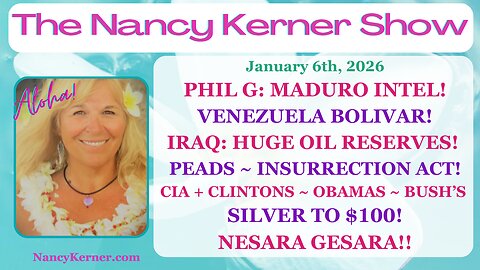 PhilG:Maduro Intel! VNZ Bolivar! Iraq:Got Oil! PEADS~Insurrection Act! Silver Soars! NESARA GESARA!