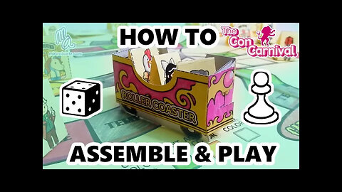 How to Play The Mini Con-Carnival | PRINT & PLAY BOARD GAME |