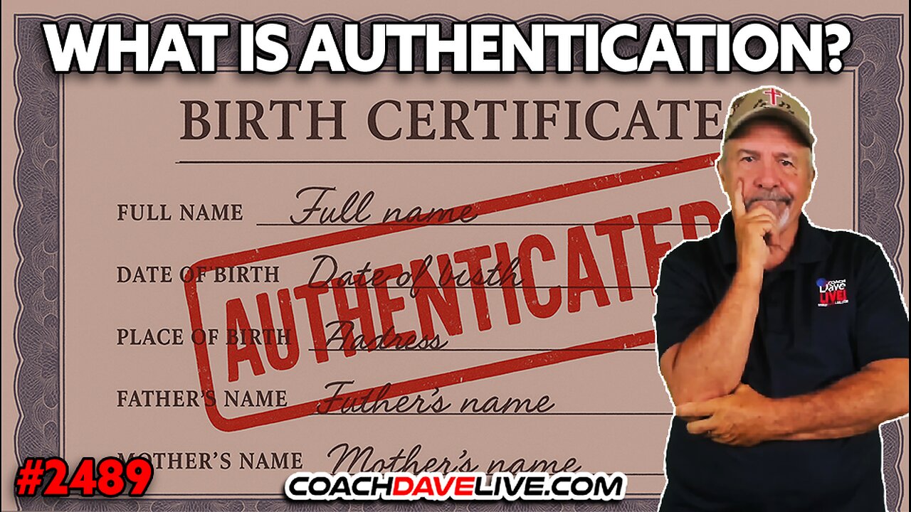 WHAT IS AUTHENTICATION? WITH RICK DEHIJO | 8-5-2025