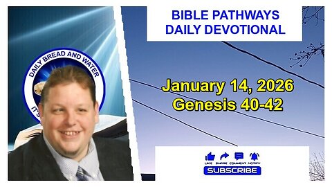 Bible Pathways Daily Devotional Jan 14, 2026