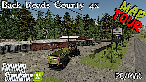 Map Tour | Back Roads County 4x | Farming Simulator 25