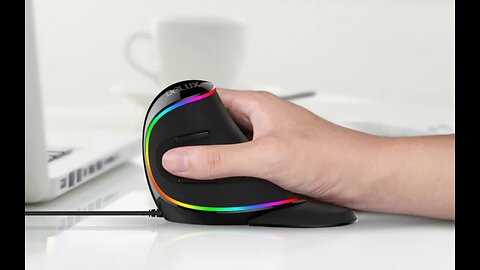 Vertical Optical Ergonomic Mouse - Designed for Natural Comfort