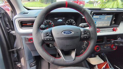 Custom Steering Wheel Cover for my 2022 Ford Maverick!
