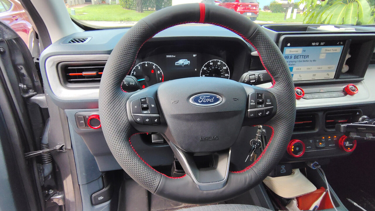 Custom Steering Wheel Cover for my 2022 Ford Maverick!