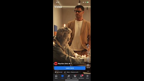 Ray Ban Meta glasses advert