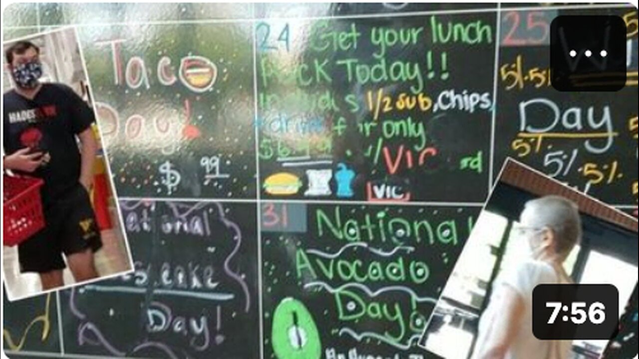 "Daily Chaos at the Grocery Store"