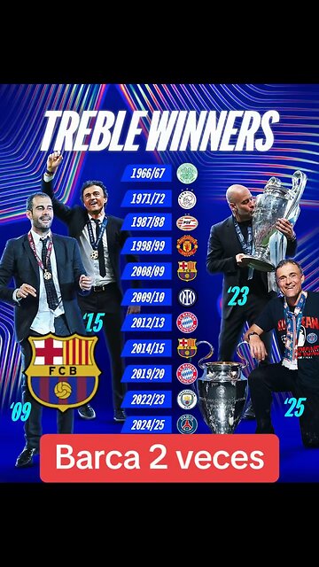 Treble winner in Football History