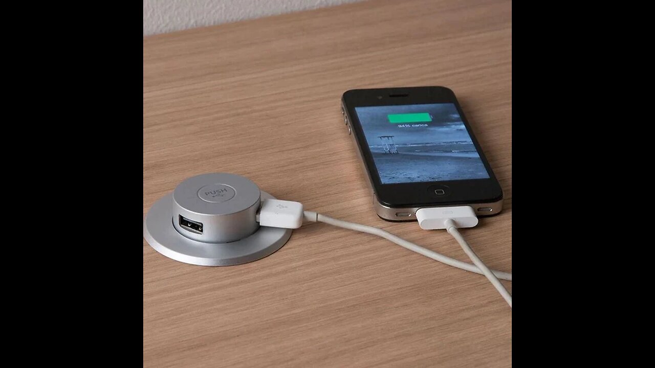 3-in-1 Pop-up Desktop Outlet, Fit for Table Desk Grommet Hole, with Multiple Charging Protection