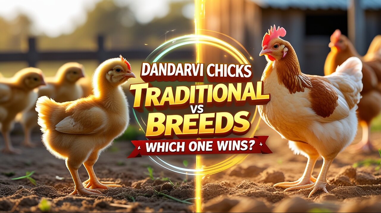 Dandarvi Chicks vs Traditional Breeds – Which One Wins? 💪🐣