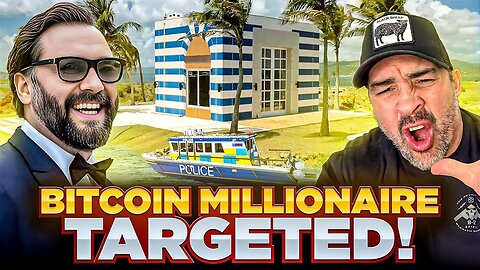 EXCLUSIVE! Bitcoin Millionaire Raids Epstein Island..Now He’s Targeted By the Government