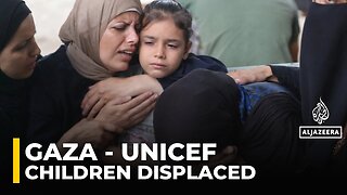 Half of Palestinians facing displacement in Gaza City are children: UNICEF