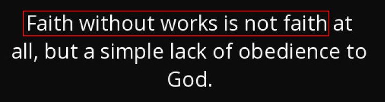 "Faith without works is dead"; "good works"; and the "law of works" vs the "law of faith"!
