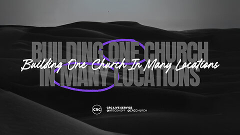 Sunday Morning Celebration Service | CRC Church | 20 July 2025 AM