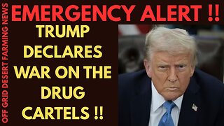 BREAKING NEWS: TRUMP DECLARES WAR ON THE DRUG CARTELS... LAST CHANCE FOR PEACE WITH RUSSIA !!