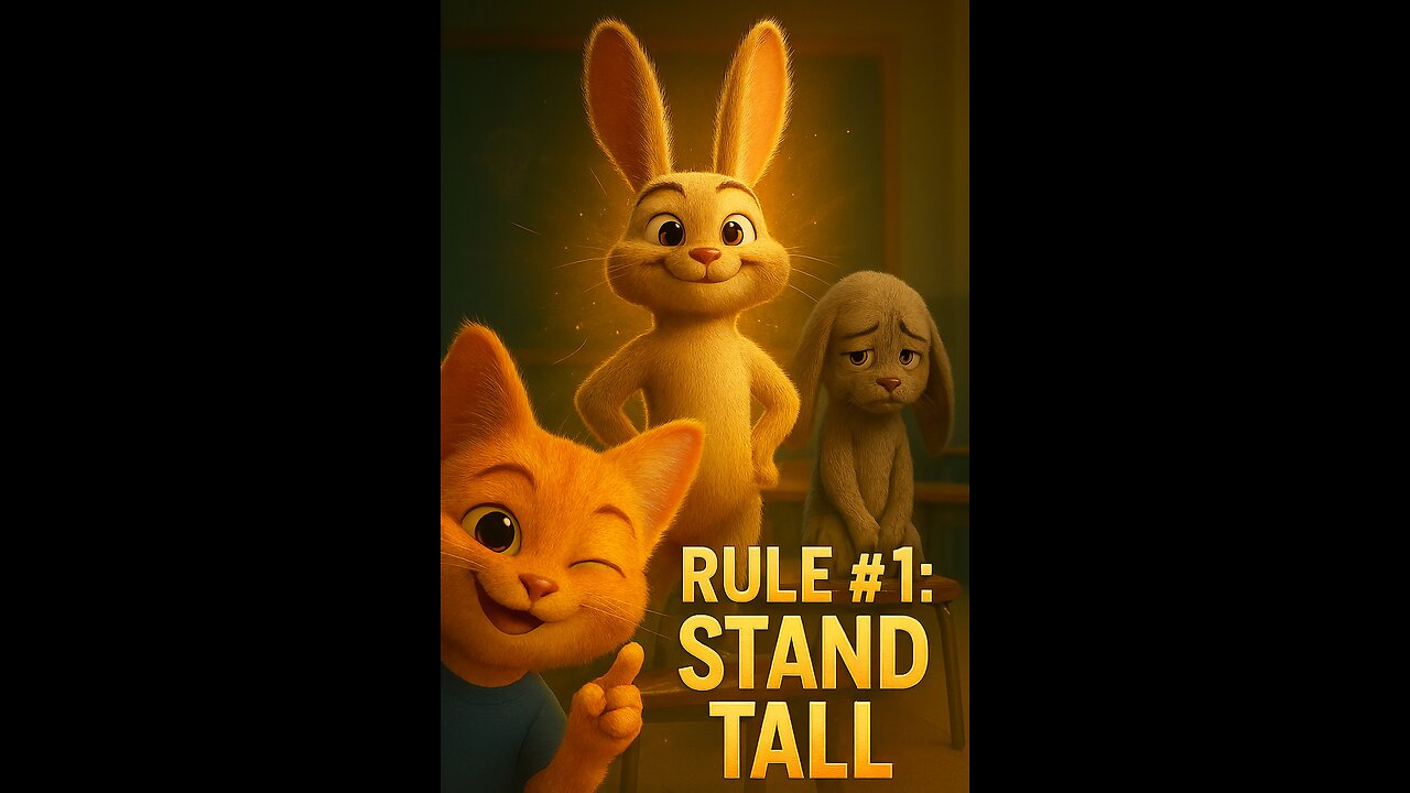 “Jordan Peterson’s Rule #1 Explained in 30 Seconds 🐰📚 | Stand Tall, Gain Respect!”
