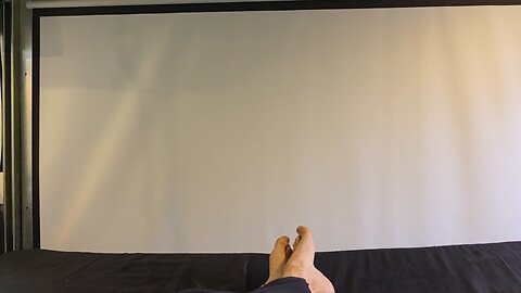 RV Movie Screen Almost Perfect