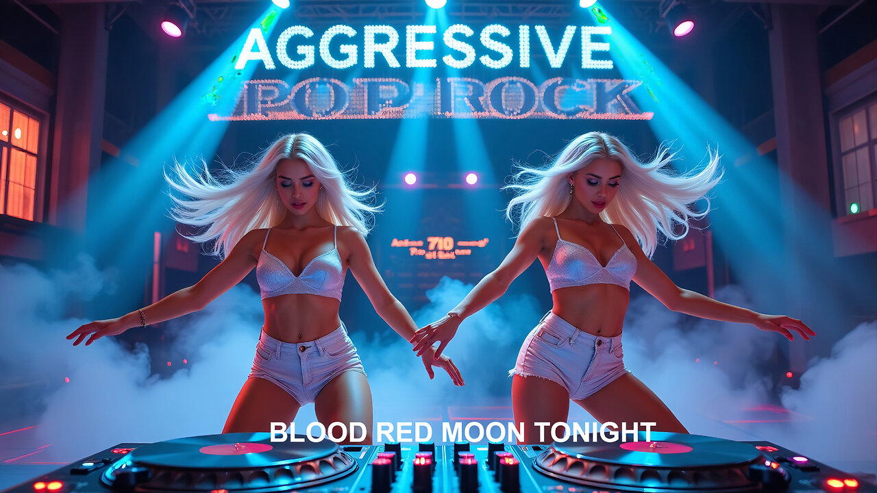 Blood Red Moon Tonight Aggressive Pop Rock