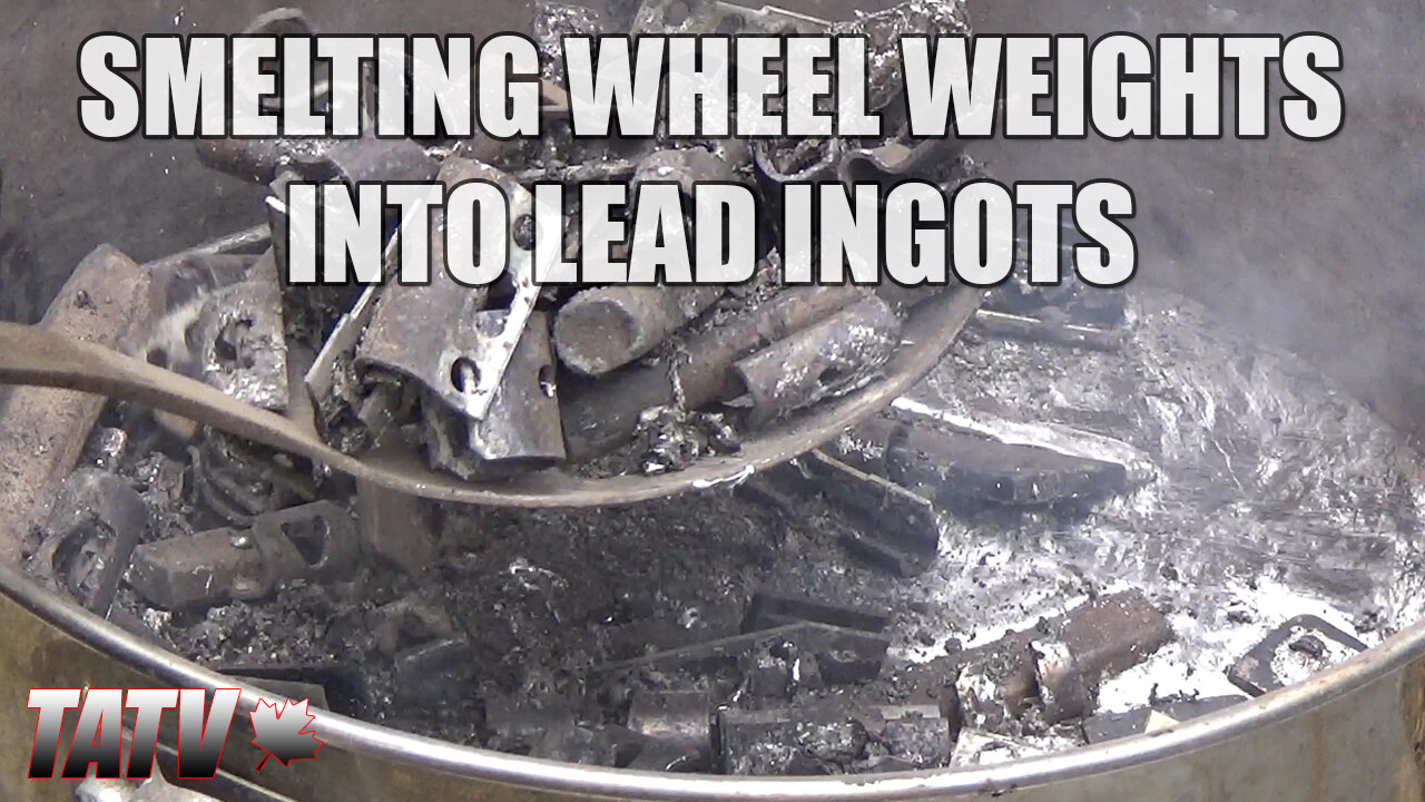 Smelting Wheel Weights Into Lead Ingots