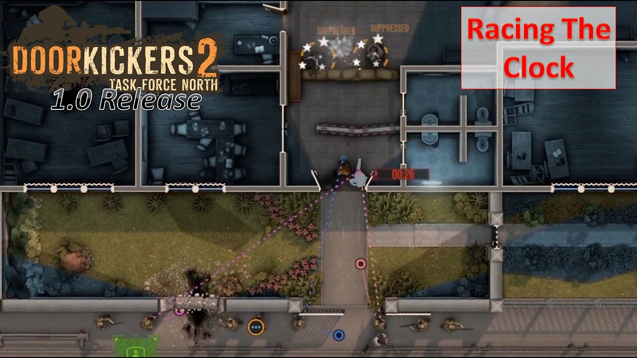 Racing the Clock - Give No Quarter Missions l Door Kickers 2