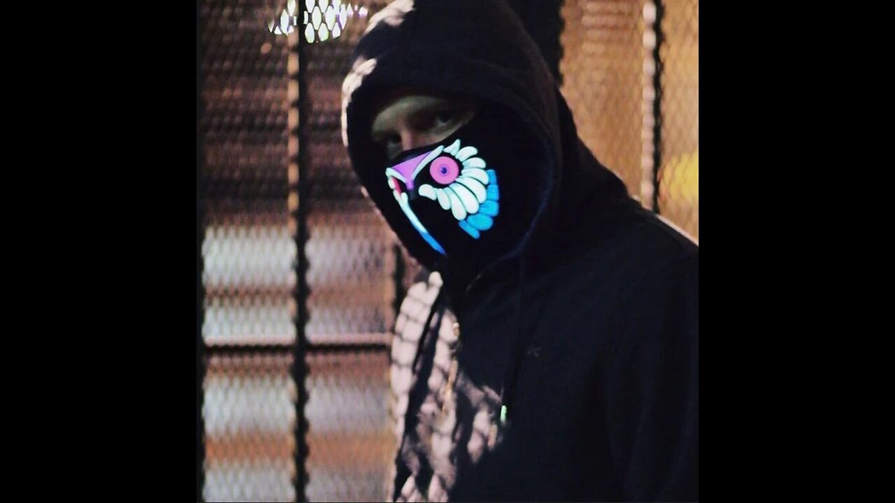 Voice-Activated Cold Light LED Scary Mask, for Disco, Party, Bar, Atmosphere Prop