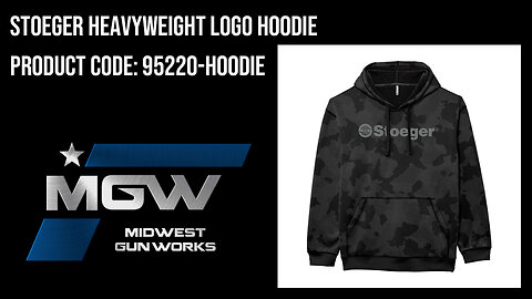 Stoeger Heavyweight Logo Hoodie - 95220-HOODIE