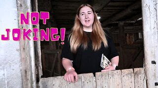 We Got TRAPPED In The BARN!