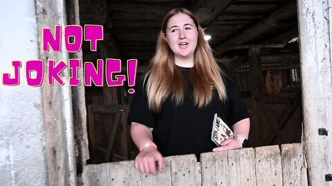 We Got TRAPPED In The BARN!
