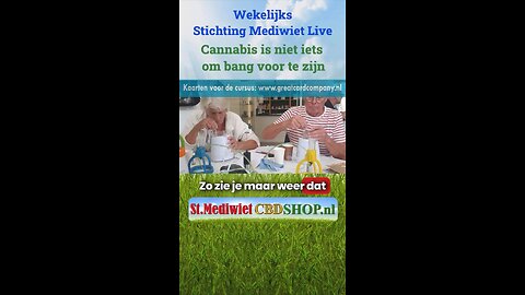 Cannabis is niet iets om bang voor te zijn