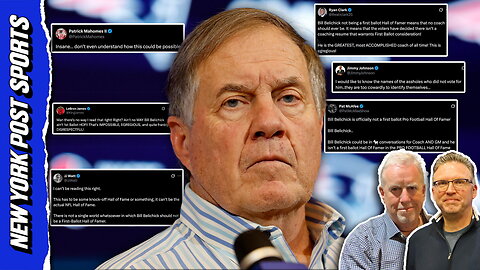Bill Belichick WILL NOT be a first ballot Hall of Famer in absolute stunner