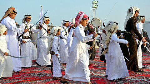 THE DANCING QATARIS: A group of Qatari Nationals were spotted dancing as the towers fell on 9/11
