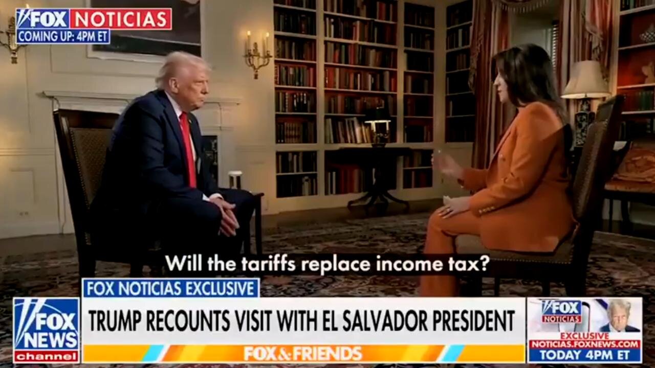 "Tariffs could be so large that it would replace the income tax': Trump