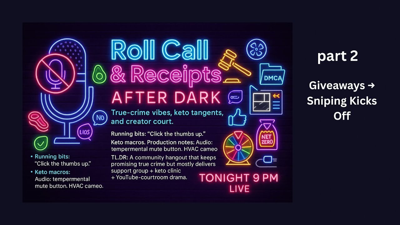 Roll Call part 2 - Clip 2 — Giveaways → Sniping Kicks Off