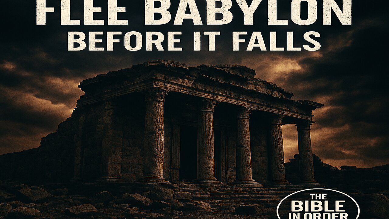 Amos 5-9 Explained: Flee Babylon Before It Falls | 7/12/25