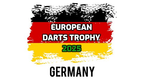 2025 European Darts Trophy Anderson v Woodhouse