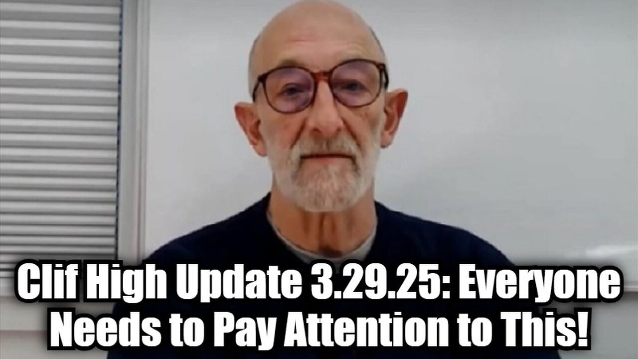 Clif High Update 3.29.25: Everyone Needs to Pay Attention to This!