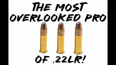 The MOST Overlooked Pro Of .22LR!