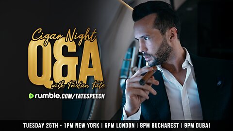 CIGAR NIGHT Q&A WITH TRISTAN TATE | EP.18