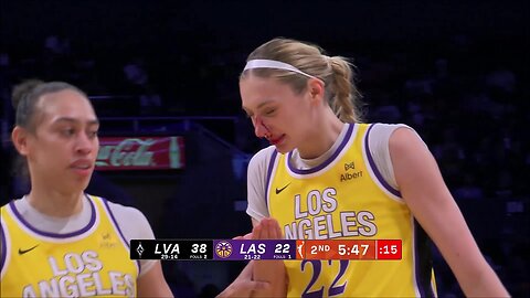 🤕 BLOODY NOSE, Cameron Brink ELBOWED | Los Angeles Sparks WNBA women's basketbal 